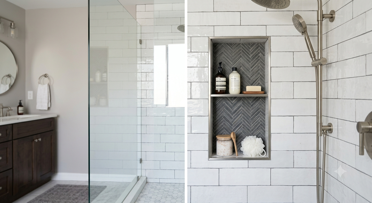 Walk-In Shower Tile Ideas and Designs