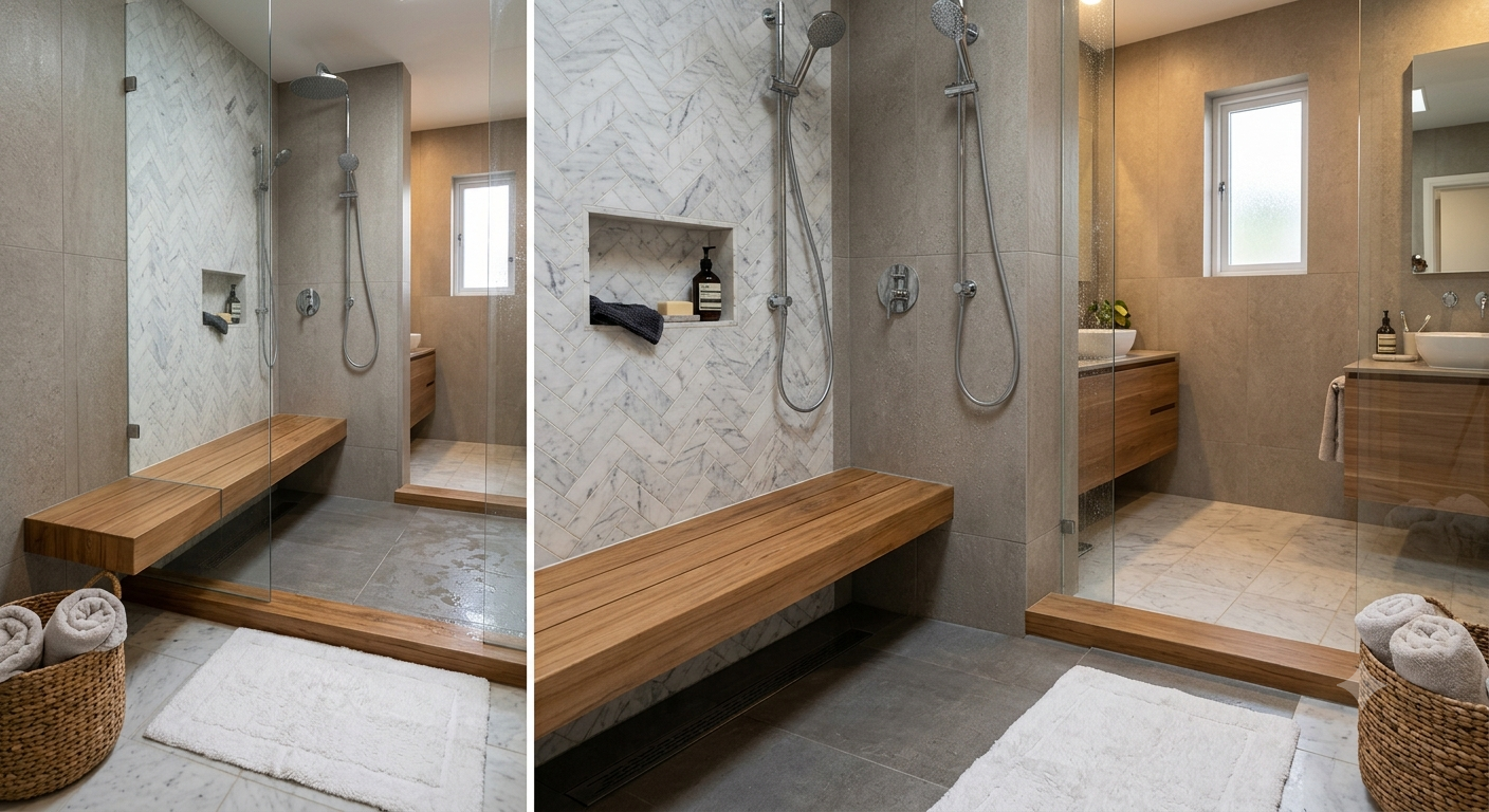 7 Small Walk-In Shower With Bench Ideas That Actually Work