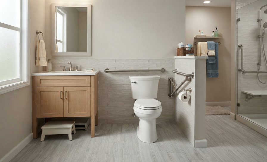 Aging-in-Place Bathroom Design Ideas That Actually Work
