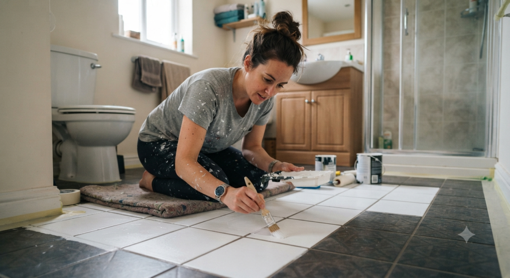 Can You Paint Bathroom Floor Tiles