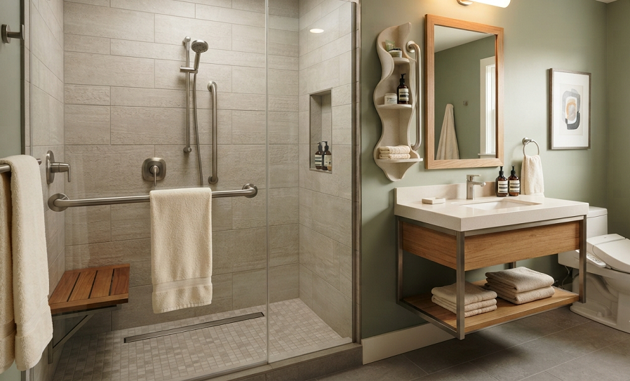 Aging-in-Place Bathroom Design Ideas That Actually Work