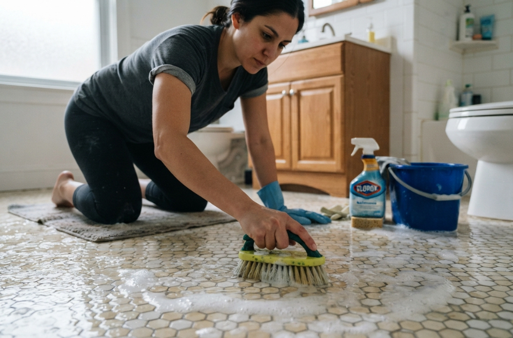 How to Remove Brown Stains From the Bottom of a Toilet